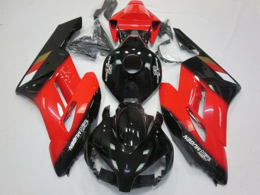Cheap 2004-2005 Honda CBR1000RR Motorcycle Fairings - Red Glossy Black Mugen Canada