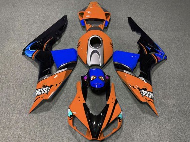 Cheap 2006-2007 Honda CBR1000RR Motorcycle Fairings - Orange Silver Blue Glossy Black Shark Canada