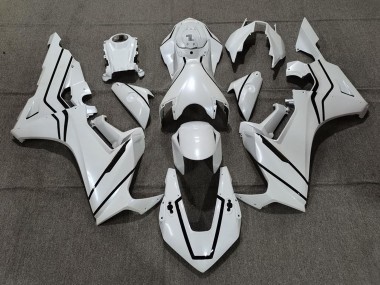 Cheap 2017-2024 Honda CBR1000RR Motorcycle Fairings - Pearl White Black Lining Canada