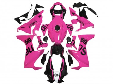 Cheap 2017-2024 Honda CBR1000RR Motorcycle Fairings - Pink Glossy Black Street Flava Canada
