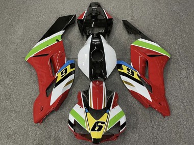 Cheap 2004-2005 Honda CBR1000RR Motorcycle Fairings - White Red Green Yellow Glossy Black 6 Canada
