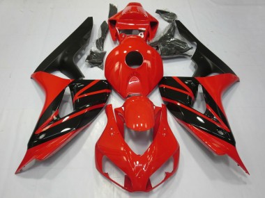 Cheap 2006-2007 Honda CBR1000RR Motorcycle Fairings - Red Glossy Black Matte Black Canada