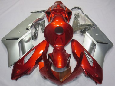 Cheap 2004-2005 Honda CBR1000RR Motorcycle Fairings - Silver Red Canada