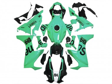 Cheap 2017-2024 Honda CBR1000RR Motorcycle Fairings - Special Green Glossy Black Street Flava Canada