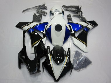Cheap 2008-2011 Honda CBR1000RR Motorcycle Fairings - White Blue Gold Glossy Black Canada