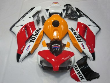 Cheap 2004-2005 Honda CBR1000RR Motorcycle Fairings - White Orange Red Glossy Black Repsol HRC Canada