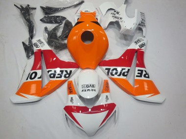 Cheap 2008-2011 Honda CBR1000RR Motorcycle Fairings - Orange White Red Glossy Black Repsol Canada
