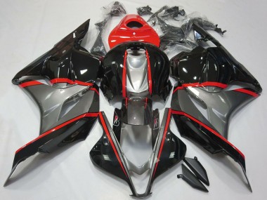 Cheap 2009-2012 Honda CBR600RR Motorcycle Fairings - Red Grey Glossy Black Canada
