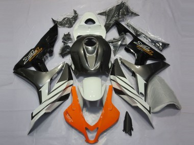 Cheap 2007-2008 Honda CBR600RR Motorcycle Fairings - White Grey Glossy Black Canada