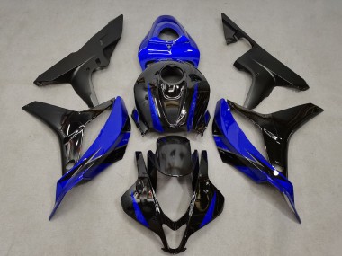 Cheap 2007-2008 Honda CBR600RR Motorcycle Fairing - Blue Glossy Black Canada