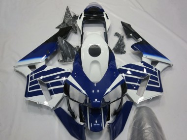 Cheap 2003-2004 Honda CBR600RR Motorcycle Fairings - White Blue Canada