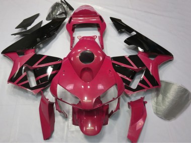 Cheap 2003-2004 Honda CBR600RR Motorcycle Fairings - Red Glossy Black Stripe Canada
