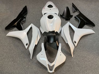 Cheap 2007-2008 Honda CBR600RR Motorcycle Fairing - White Matte Black Canada