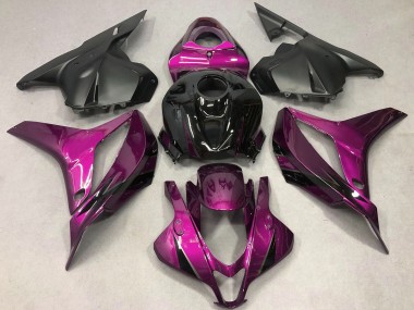 Cheap 2009-2012 Honda CBR600RR Motorcycle Fairings - Pink Glossy Black OEM Style Canada