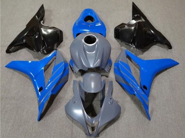 Cheap 2009-2012 Honda CBR600RR Motorcycle Fairings - Grey Blue Glossy Black Canada