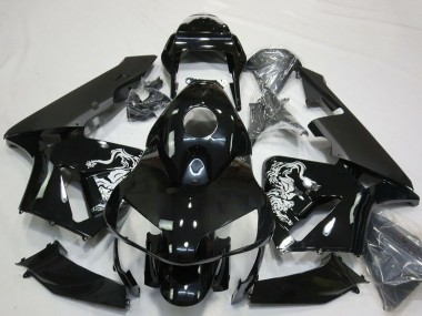 Cheap 2003-2004 Honda CBR600RR Motorcycle Fairings - Glossy Black Special Design Canada