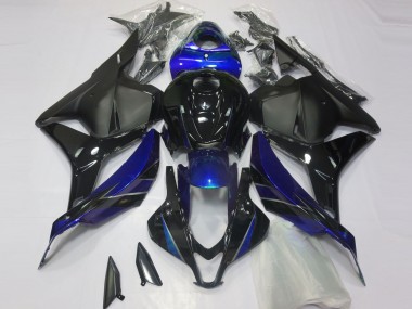 Cheap 2009-2012 Honda CBR600RR Motorcycle Fairing - Blue Glossy Black Matte Black Canada
