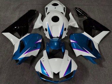 Cheap 2013-2023 Honda CBR600RR Motorcycle Fairing - White Blue Glossy Black Canada