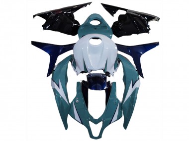 Cheap 2009-2012 Honda CBR600RR Motorcycle Fairing Kits - White Blue Glossy Black Canada