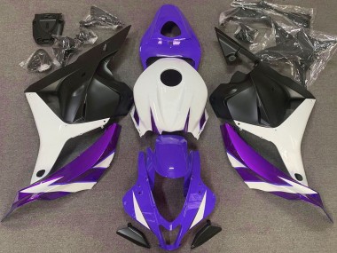 Cheap 2009-2012 Honda CBR600RR Motorcycle Fairings - White Light Purple Blue Matte Black Canada