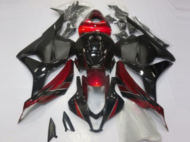 Cheap 2009-2012 Honda CBR600RR Motorcycle Fairings - Red Glossy Black Matte Black Canada