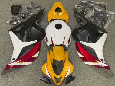 Cheap 2009-2012 Honda CBR600RR Motorcycle Fairings - White Red Yellow Matte Black Canada