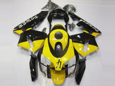 Cheap 2003-2004 Honda CBR600RR Motorcycle Fairings - Yellow Glossy Black Power Canada