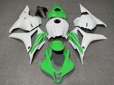 Cheap 2009-2012 Honda CBR600RR Motorcycle Fairings - White Green Stripe Canada