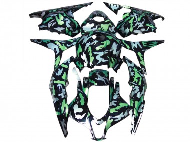 Cheap 2009-2012 Honda CBR600RR Motorcycle Fairings - Green Grey Camouflage Canada