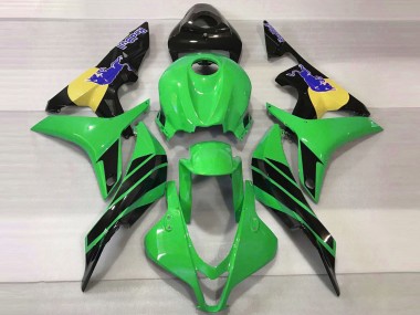 Cheap 2007-2008 Honda CBR600RR Motorcycle Fairings - Green Yellow Glossy Black Blue Bull Canada