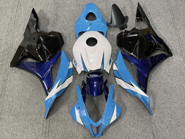Cheap 2009-2012 Honda CBR600RR Motorcycle Fairing - White Blue Glossy Black Canada