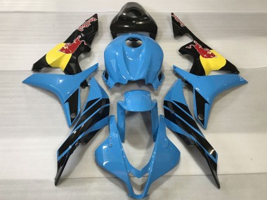 Cheap 2007-2008 Honda CBR600RR Motorcycle Fairings - Light Blue Yellow Glossy Black Red Bull Canada