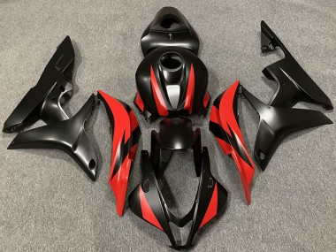 Cheap 2007-2008 Honda CBR600RR Motorcycle Fairings - Red Matte Black Canada
