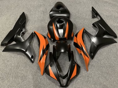 Cheap 2007-2008 Honda CBR600RR Motorcycle Fairings - Orange Matte Black Canada