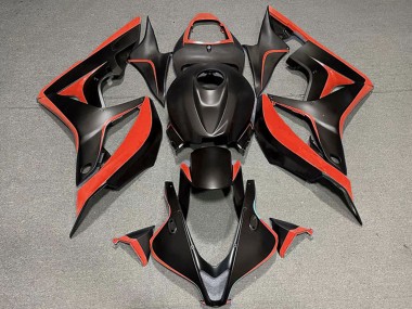 Cheap 2007-2008 Honda CBR600RR Motorcycle Fairing - Red Matte Black Canada
