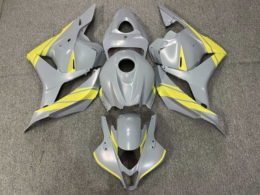 Cheap 2009-2012 Honda CBR600RR Motorcycle Fairings - Nardo Grey Yellow Canada