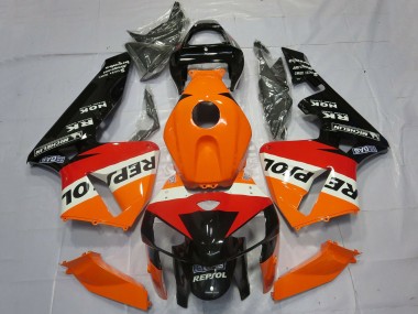 Cheap 2005-2006 Honda CBR600RR Motorcycle Fairings - Orange Red White Black Repsol OEM Style Canada