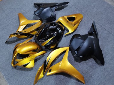 Cheap 2009-2012 Honda CBR600RR Motorcycle Fairings - Gold Glossy Black Matte Black OEM Style Canada