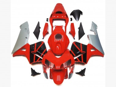 Cheap 2003-2004 Honda CBR600RR Motorcycle Fairings - Silver Red Glossy Black OEM Style Canada