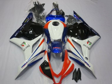Cheap 2009-2012 Honda CBR600RR Motorcycle Fairings - White Blue Red Glossy Black Canada