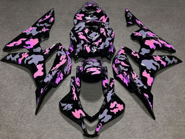 Cheap 2007-2008 Honda CBR600RR Motorcycle Fairings - Pink Grey Camouflage Canada