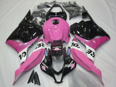 Cheap 2009-2012 Honda CBR600RR Motorcycle Fairings - Pink White Glossy Black Repsol Canada