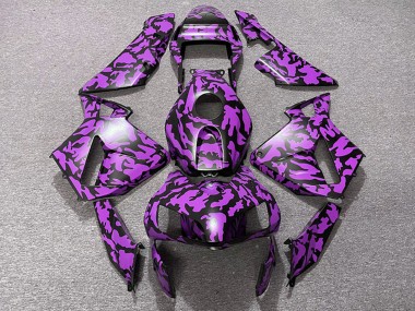 Cheap 2003-2004 Honda CBR600RR Motorcycle Fairings - Purple Black Camouflage Canada