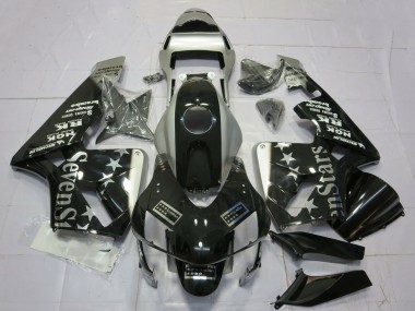 Cheap 2003-2004 Honda CBR600RR Motorcycle Fairings - Silver Glossy Black SevenStars Canada