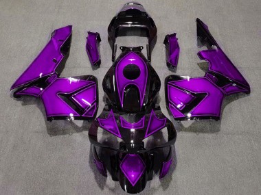 Cheap 2003-2004 Honda CBR600RR Motorcycle Fairings - Purple Glossy Black Canada