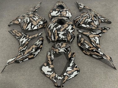 Cheap 2009-2012 Honda CBR600RR Motorcycle Fairings - Tan Silver Camouflage Canada