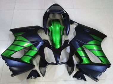 Cheap 2002-2013 Honda VFR 800 Motorcycle Fairings - Green Matte Black Canada