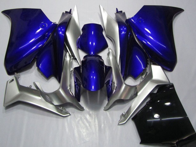 2010-2014 Honda VFR 1200 Motorcycle Fairings - Silver Blue Canada