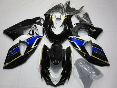 Cheap 2009-2016 Suzuki GSXR 1000 Motorcycle Fairings - Blue White Gold Black Canada