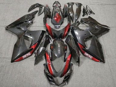 Cheap 2009-2016 Suzuki GSXR 1000 Motorcycle Fairings - Carbon Fiber Red Canada